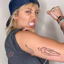 We'll tell you more about her. Miley Cyrus Got A New Henri Matisse Inspired Tattoo Popsugar Beauty