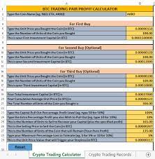 All of the calculations supported by this utility is very simple to do, but if you have to do them. Free Bitcoin Trading Profit Loss Ms Excel Calculator For Crypto Traders Microsoft Tutorials Office Games Crypto Trading Seo Book Publishing Tutorials