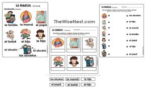 Worksheets are los parientes relatives, spanish topic 09, la vida de la familia hispana, spanish1 la familia, house vocabulary el vocabulario de la casa, capitulo 6 la familia y su casa, you will need to. La Familia Spanish The Wise Nest