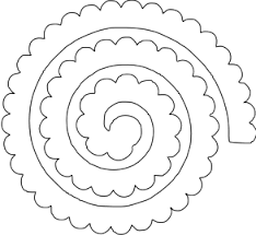 Flower Shoppe Rolled Rose 1 Paperthisandthat Svg Felt Flowers Diy Felt Flower Template Felt Roses