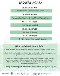 Text of soal ujian masuk smp. Contoh Soal Tes Masuk Gontor Guru Paud