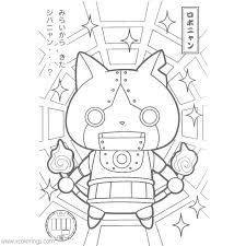 On this page, you will find the list of passwords / passcodes and plenty of qr codes for the game. Yo Kai Watch Coloring Sheets Jibanyan Xcolorings Com