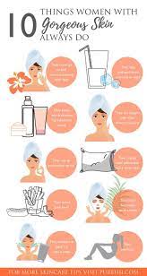 Many celebrities are examples of how women can wear their hair in any style. 10 Things Women With Gorgeous Skin Always Do Gorgeous Skin Skin Care Secrets Beauty Skin Care Routine