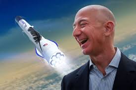 The spacecraft is a combination space capsule and reusable rocket, which the company plans to take astronauts and civilian crew members on commercial trips into space. Jeff Bezos Throws Cash Engineers At Rocket Program