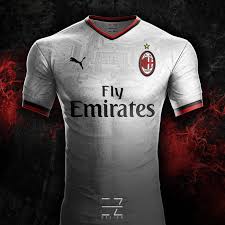 Puma Camiseta Futbol Ac Milan Segunda 2018 2019 Sports Jersey Design Ac Milan Soccer Shirts