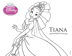 4 how to draw a cute princess. Dibujo De Tiana Y El Sapo Tiana Y Su Vestido Para Colorear Tiana Y El Sapo Dibujos Princesas Disney Dibujos