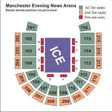 75 Prototypical Manchester Arena Seating Map