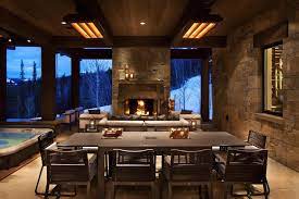Fascinating Contemporary Mountain Retreat With Rocky Mountain Views Mountain Retreat Castle In The Sky Patio Design