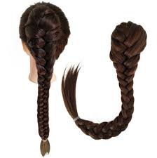 Mix it up and choose a different color extension for a bold look. Amazon Com Deniya Long Braided Ponytail Clip In On Hair Braided Rope Hair Chignon Drawstring Braid Hair Extensions Hairpiece Dark Brown Beauty