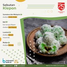 Poster makanan trasional sulawesi selatan aswad. Belajar Sederhana Dari Si Klepon Indonesia Baik