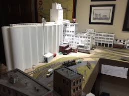 Ho Scale Model Railroad Frisco Terminal Kansas City Bottoms Circa 1960 S Giant Elevator With Sound Edmond Okla Model Trains Ho Model Trains Model Train Table