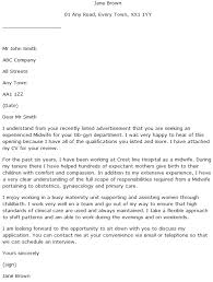 Midwife Cover Letter Example Learnist Org