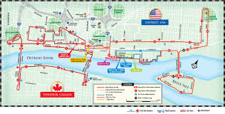 Detroit Marathon Course Maps