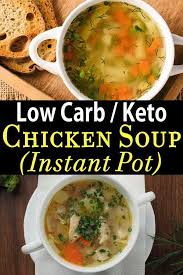 Keto Chicken Soup Instant Pot Low Carb Chicken Soup Recipe In 2020 Keto Chicken Soup Low Carb Chicken Soup Low Carb Soup