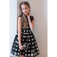David Charles Black Gold Polka Dot Dress 8 16 Zero 20 Kids Fall Winter 2018 New Arrivals Lilac Girls Dress Girls Occasion Dresses Girls Party Dress