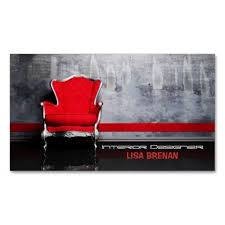 Interior Designer Red Chair Room Decor Living Home Business Card Zazzle Com Interior Designer Business Card Interior Design Business Red Interior Design