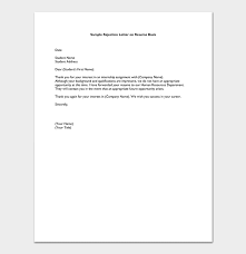 Internship Rejection Letter: 8+ Sample Letters & Format