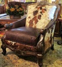 Buckley Chair And Ottoman From Brumbaughs Fine Home Furnishings Western Furniture Cowhide Decor Rustic Furniture