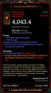 Once you have, it will be available account wide for the game mode (sc, hc, . Back Playing After A Few Years Heard About Primal Ancients Went Very Slowly And Carefully With My Hc Demon Hunter To Gr70 Reward Really R Diablo