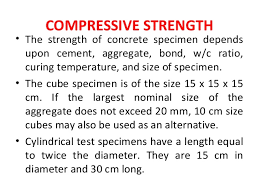 For cube test two types of specimens either cubes of 15cm x 15cm x 15cm or 10cm x 10cm x 10cm depending upon the size what is the rate of loading on compression testing machine? Compressive Strength In Concrete Test