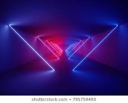 3d Render Laser Show Night Club Interior Lights Glowing Lines Abstract Fluor Nightclub Design Laser Show Club Lighting
