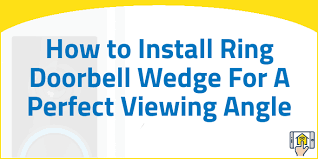 Afterwords, mount your ring video doorbell 2 to the mount. How To Install Ring Doorbell Wedge Perfect Viewing Angle Jca