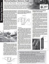 Memanfaatkan Kotoran Sapi Untuk Sumber Energi Alternatif