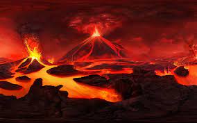 You can also upload and share your favorite fantasy landscape wallpapers. Volcano Art Wallpapers Top Free Volcano Art Backgrounds Wallpaperaccess