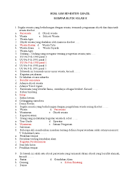 Maybe you would like to learn more about one of these? Soal Kepariwisataan Kelas 11 Masnurul