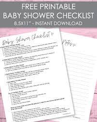 Now that you have a date, venue, and theme, you can send out the baby shower invitations. Free Printable Baby Shower Checklist Cutestbabyshowers Com