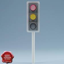 Traffic Lights V3 3d Model Ad Lights Traffic Model In 2020 Traffic Light Lights 3d Model