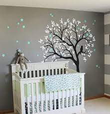 Large Owl Hoot Star Tree Kids Nursery Decor Wall Decals Wall Art Kids Nursery Decor Baby Decor Baby Wall Art