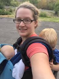 Photographer Melissa Wardlow doing what moms all over the world have grown  accustomed to