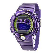 Casio Women S Bg1005m 6 Baby G Multi Function Digital Purple Watch Casio Purple Watch Baby G Shock Watches Baby G