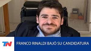 Franco Rinaldi bajó su candidatura como legislador porteño: “No quiero ser  un estorbo”