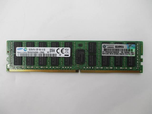 Memoria Samsung 16GB DDR4 2133MHz ECC 2Rx4 REG RDIMM SERVER M393A2G40DB0-CPB0Q- PRODUCTO DE SEGUNDO USO