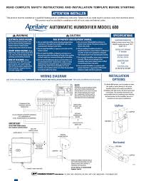 View dehumidifier aprilaire 600m owner manual and specifications online or download in pfd format. Aprilaire 600a Specification Manualzz