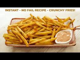 No Fail French Fries Recipe Crunchy Sweet Potatoes Fry Cookingshooking Youtube French Fries Recipe Sweet Potato Recipes Fries French Fry Recipe Baked