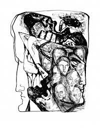 ernst neizvestny crime et chatiment dostoievski soviet art art illustration