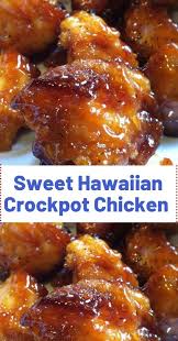 Cover and cook until the chicken is tender and registers an internal temperature of 165°f, 4 to 5 hours on the low setting, or 2 to 3 hours on the high setting. Sweet Hawaiian Crockpot Chicken Recipe Ingredients 2 Lb 9kg Chicken Tenderloin C Sweet Hawaiian Crockpot Chicken Recipe Chicken Crockpot Recipes Recipes