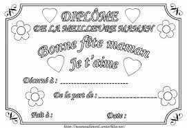 Coloriage Diplome Fete Maman Papa Bon Anniversaire Maman Anniversaire Mamie Coloriage Fete Des Meres