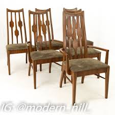 Consolidated Furniture Mid Century Walnut Dining Chairs Set Of 6 In 2020 Walnut Dining Chairs Dining Chair Set Dining Chairs