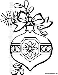 Bow coloring pages to print. Christmas Decorations Coloring Pages Free Mysmallittleshop