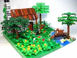 Lovely Trees And Bushes Lego Design Lego Projects Lego Art