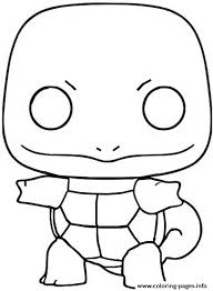 Diy funko make coloring page pop pages. Funko Pop Pokemon Carapuce Coloring Pages Printable