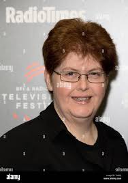 Sally Wainwright attending a photocall for 'Gentleman Jack' during the BFI  and Radio Times Television Festival at the BFI Southbank, London Stock  Photo