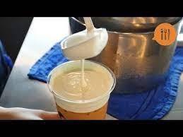 Cream Cheese Iced Tea Arrives In Bangkok Youtube Iced Tea Cream Cheese Food