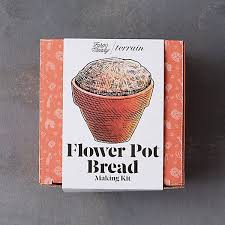 Recreate Your Favorite Bread From Terrain S Garden Cafe With This Clever Kit Which Includes Four Terracotta Ba Flower Pots How To Make Bread Flower Pot Design