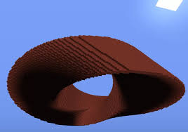 A möbius strip has only one side, so an ant crawling along it would wind along both the bottom and. Mobius Strip Schematic File Version Minecraft Map