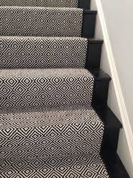 Black And White Stair Runner Clifton Carpets Dallas Tx Look At This Beautiful Custom Stair Runner Black Diamond By Momeni Stair Runner Carpet Stairs Black And White Stairs